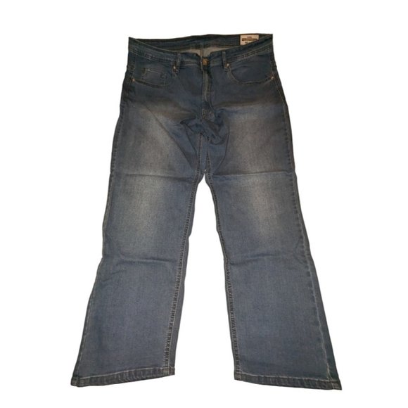 Buffalo David Bitton Men's Blue 40x30 Slim Stretch Axel Jeans 5 Pocket New NWT - Picture 1 of 16